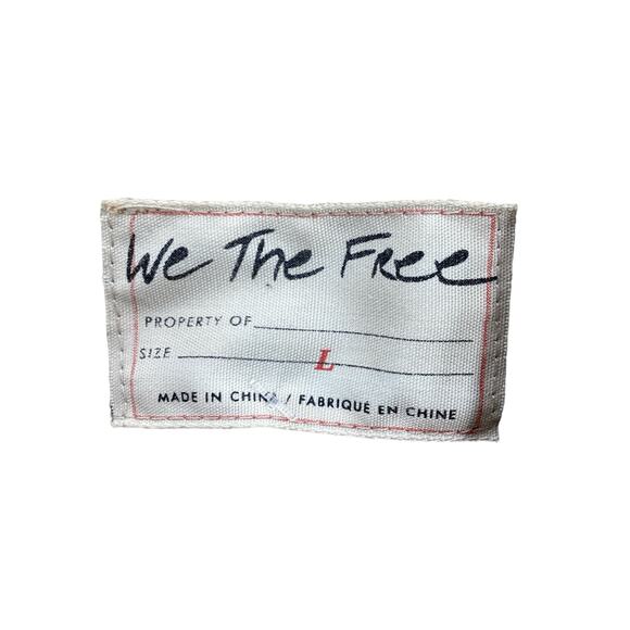 NWOT We The Free - Free People Jacket Women’s SZ L Izzy Wrap Teddy Sherpa Brown - Picture 5 of 5